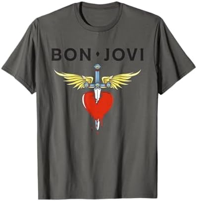 Amazon.com: Official Bon Jovi Livin' On A Prayer T-Shirt